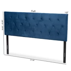 Felix Velvet Fabric Upholstered Headboard - Baxton Studio -Furniture Specialty Store GUEST 7f5c9f4f c29f 439d 9287 97dce2cbc135