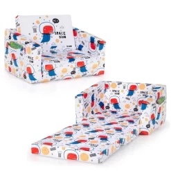 Costway 2-in-1 Convertible Kids Sofa To Lounger Flip-Out Chair W/Storage Pocket -Furniture Specialty Store GUEST 7f7c77dd 5f4a 4e03 b3b6 d5cc88c00dd3