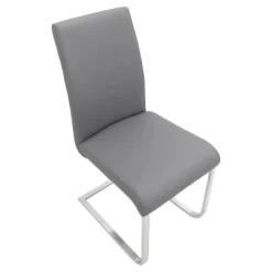 Set Of 2 Foster Contemporary Dining Chair Stainless Steel/Gray - LumiSource -Furniture Specialty Store GUEST 80340078 831b 4841 9640 c044f19ee4b4