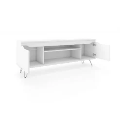 Baxter TV Stand For TVs Up To 60" White - Manhattan Comfort -Furniture Specialty Store GUEST 80726459 ecbf 4188 ad46 f33db8e7395c