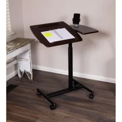 BIRDROCK HOME Adjustable Mobile Laptop Stand - Brown -Furniture Specialty Store GUEST 808cd087 cb77 449d a4f5 eee47c9f1cfd