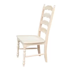 Set Of 2 Maine Ladderback Chair Unfinished - International Concepts -Furniture Specialty Store GUEST 8136490e f9d1 4a5c 918c 21f1058ab1e6