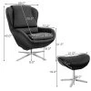 Costway Swivel Rocking Chair Top Grain Leather Lounge Armchair W/Ottoman -Furniture Specialty Store GUEST 818bc32c d8ae 4242 84e7 a2839fc69aac