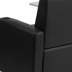 Emma And Oliver Leather Guest Chair With Tablet Arm, Chrome Legs And Cup Holder -Furniture Specialty Store GUEST 81f1d54a fbfb 48db 8926 7cf0d4145856