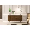 Pasadena Side Board White/Dark Brown - Polifurniture -Furniture Specialty Store GUEST 826b7353 091a 4c7a 9e42 7098c2743f83