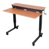 Stand Up Desk Store Crank Adjustable Two Tier Standing Desk With Heavy Duty Steel Frame -Furniture Specialty Store GUEST 829c673e 80e4 49c6 9008 900cac90a454
