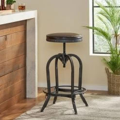 27.5" Gunner Swivel Barstool - Christopher Knight Home -Furniture Specialty Store GUEST 82ff8e9d 8141 4228 b7af 6e363725ff97