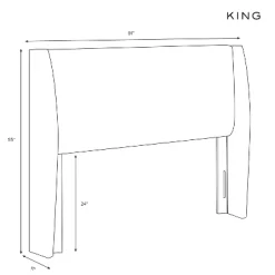 King Sandy Wingback Headboard Mystere - Skyline Furniture -Furniture Specialty Store GUEST 833dec60 ea17 4518 8385 65721c8f0d43