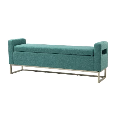 Jorge 59.1" Wide Storage Bench | ARTFUL LIVING DESIGN 3 Jorge 59.1" Wide Storage Bench | ARTFUL LIVING DESIGN