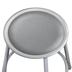 2pk 18" Heavy Duty Vinyl Padded Steel Barstool With Backrest Gray - Hampden Furnishings -Furniture Specialty Store GUEST 841a1f65 4029 4a02 9cbd 4aed0cbefe55