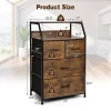 Costway 4 Drawer Dresser Tall Wide Storage Organizer Unit W/ Wooden Top Fabric Bins 2 Costway 4 Drawer Dresser Tall Wide Storage Organizer Unit W/ Wooden Top Fabric Bins -Furniture Specialty Store GUEST 84461b01 ffdc 4221 bc49 3dd727f4de71