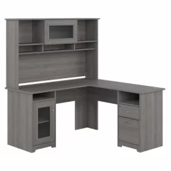 Cabot 60W L Shaped Computer Desk With Hutch - Bush Furniture 31 Cabot 60W L Shaped Computer Desk With Hutch - Bush Furniture -Furniture Specialty Store GUEST 848a8a3c 6eed 433e a9f0 a480e33bad91