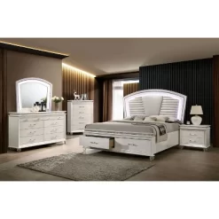 3pc California King Granite Bedroom Set With Nightstand And Chest Pearl White - HOMES: Inside + Out 14 3pc California King Granite Bedroom Set With Nightstand And Chest Pearl White - HOMES: Inside + Out -Furniture Specialty Store GUEST 84bdeef4 e556 49b1 8fa5 b6227fdbc6fe