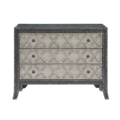Lucky Springs 3 Drawer Chest Blue - Treasure Trove Accents