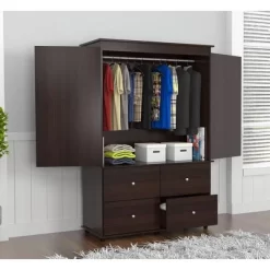 70.9" Video Combo Armoire Espresso - Inval -Furniture Specialty Store GUEST 859e899f 6e29 456b b4cb c3e48f46ad43