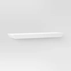 Wedge Shelf With Rod Bracket White - Threshold™ -Furniture Specialty Store GUEST 8614ec0e bacc 4228 9a29 d978d929ce2a