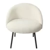 Modern Sherpa Accent Chair Cream - HomePop -Furniture Specialty Store GUEST 86356776 e142 4b1e bad3 d313c652e868