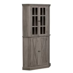 Home Source Enclosed Charcoal Corner Cabinet -Furniture Specialty Store GUEST 86fffb6b 3a15 4e54 b364 b627bd480e4d