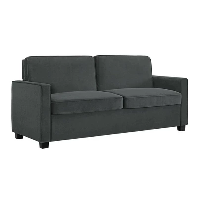 Queen Cassidy Sofa Sleeper Gray Velvet - Room & Joy 6 Queen Cassidy Sofa Sleeper Gray Velvet - Room & Joy - Image 4