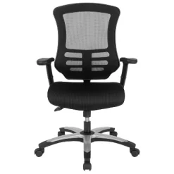 Flash Furniture High Back Black Mesh Multifunction Executive Swivel Ergonomic Office Chair With Molded Foam Seat And Adjustable Arms -Furniture Specialty Store GUEST 889aabf8 e477 4f48 aada da94a4241208