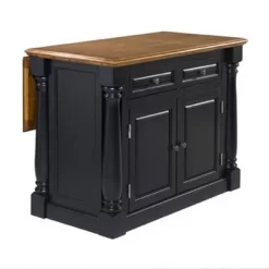 Monarch Kitchen Island With Oak Top Black - Homestyles -Furniture Specialty Store GUEST 88df8d2e 5b5d 4445 9722 91dcca7dbf10