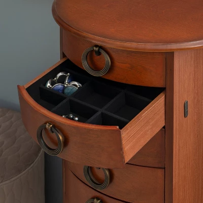 Raine Jewelry Armoire Cherry - Powell Company 13 Raine Jewelry Armoire Cherry - Powell Company - Image 11