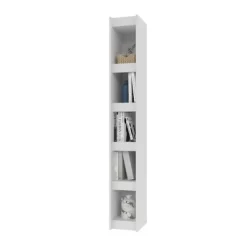 71.65" Parana 5 Shelf Bookcase White - Manhattan Comfort 11 71.65" Parana 5 Shelf Bookcase White - Manhattan Comfort -Furniture Specialty Store GUEST 8a62abfa b581 40cf 9b3c 8182429b3cd2