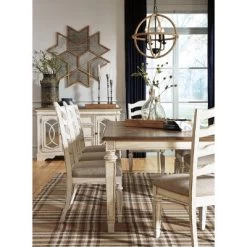 Realyn Rectangular Extendable Dining Table Chipped White - Signature Design By Ashley -Furniture Specialty Store GUEST 8a947887 e089 461d 9f91 a6d6a02ea83d