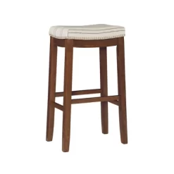 Claridge Rustic Backless Barstool - Linon -Furniture Specialty Store GUEST 8bbfc171 98a3 4969 bafb a7479fd673ec