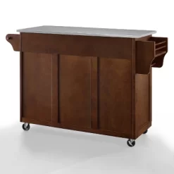 Eleanor Stainless Steel Top Kitchen Cart Mahogany/Stainless Steel - Crosley 23 Eleanor Stainless Steel Top Kitchen Cart Mahogany/Stainless Steel - Crosley -Furniture Specialty Store GUEST 8bd2a519 ce48 4225 9434 d15bd54fc949