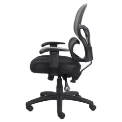 Multi-Function Mesh Task Chair Black - Boss Office Products