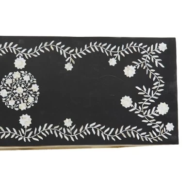 Eclectic Wood Console Table Gold - Olivia & May 10 Eclectic Wood Console Table Gold - Olivia & May - Image 8