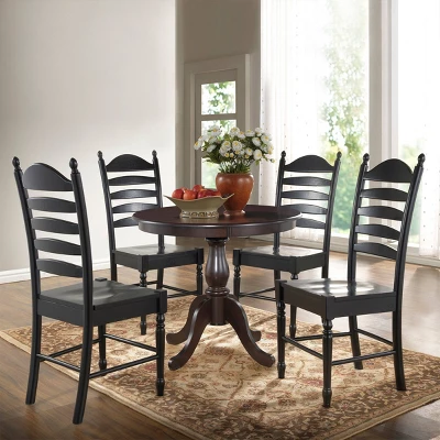 36" Salem Round Pedestal Dining Table - Carolina Chair & Table 4 36" Salem Round Pedestal Dining Table - Carolina Chair & Table - Image 2