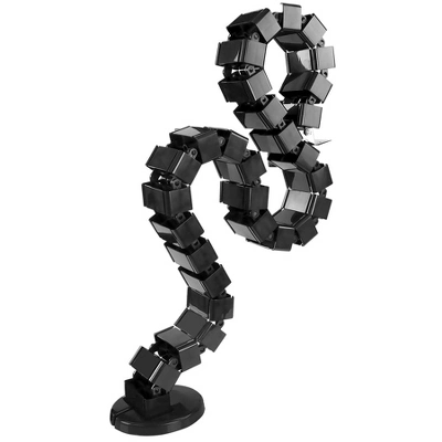 Mount-It! Cable Management Spine & Desk Cord Organizer | Keeps Power & AV Cords Safe And Organized | 50 In. Long Modular Wire Management Tray | Black 9 Mount-It! Cable Management Spine & Desk Cord Organizer | Keeps Power & AV Cords Safe And Organized | 50 In. Long Modular Wire Management Tray | Black - Image 7