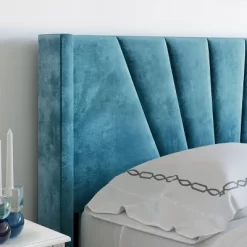 Ariana Velvet Upholstered Platform Bed Frame - Eco Dream -Furniture Specialty Store GUEST 8e9c04a6 48a1 4b33 b5b1 b16b447fbdc7