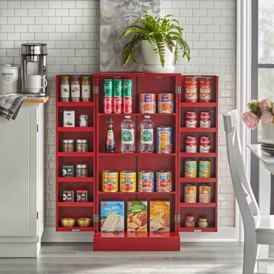 Utility Pantry Red - Buylateral 5 Utility Pantry Red - Buylateral - Image 3