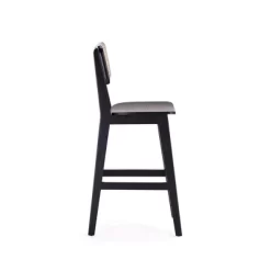 Versailles Wood Counter Height Barstool Black/Natural - Manhattan Comfort -Furniture Specialty Store GUEST 8edc5557 ae78 469a be40 681e5cf0ec5e