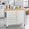 Monterey Kitchen Cart White - Buylateral -Furniture Specialty Store GUEST 8edd4f63 d561 46a5 883e 9a6febf2ecc7