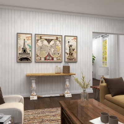 Vintage Wood Console Table White - Olivia & May 13 Vintage Wood Console Table White - Olivia & May - Image 11