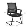 Costway Set Of 4 Conference Chairs Mesh Reception Office Guest Chairs W/ Lumbar Support -Furniture Specialty Store GUEST 8fd2e8dc 5835 47d0 a78b 49a15c924981