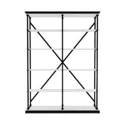 84.25"x58" Cadboll 5 Layer Bookcase - MiBasics -Furniture Specialty Store GUEST 902b7eb6 f9f6 4452 b396 9d2ea84117c3