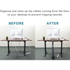 Mount-It! Cable Management Spine & Desk Cord Organizer | Keeps Power & AV Cords Safe And Organized | 50 In. Long Modular Wire Management Tray | Black 15 Mount-It! Cable Management Spine & Desk Cord Organizer | Keeps Power & AV Cords Safe And Organized | 50 In. Long Modular Wire Management Tray | Black -Furniture Specialty Store GUEST 90595bbb 42fd 4d8a b345 e35f62db4502