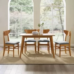 5pc Landon Rectangle Dining Set With Wood Chairs - Crosley -Furniture Specialty Store GUEST 90db4796 c958 4157 8168 e6cd82ad97ef