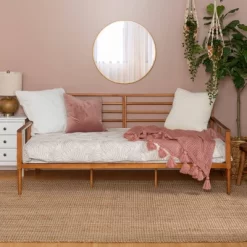 Mid Century Modern Solid Wood Spindle Daybed - Saracina Home