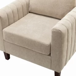 Deionides Tufted Wooden Upholstered Comfy Club Chair For Bedroom And Living Room With Wood Legs | ARTFUL LIVING DESIGN -Furniture Specialty Store GUEST 9178955a 64d6 4cb9 9057 04ba5eb1186a