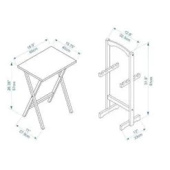 Faux Marble Tray Table Set - Linon -Furniture Specialty Store GUEST 958a6d4c a333 4955 8a24 63d25c74c6ce