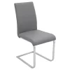 Set Of 2 Foster Contemporary Dining Chair Stainless Steel/Gray - LumiSource -Furniture Specialty Store GUEST 96665c7b b5e1 426f 83f9 79bedf58630e