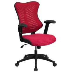 Flash Furniture High Back Designer Mesh Executive Swivel Ergonomic Office Chair With Adjustable Arms -Furniture Specialty Store GUEST 9670f7cb 9dab 4820 8ecb b766b7bdc684