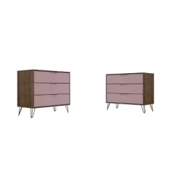 Set Of 2 Rockefeller 3 Drawer Dresser - Manhattan Comfort 30 Set Of 2 Rockefeller 3 Drawer Dresser - Manhattan Comfort -Furniture Specialty Store GUEST 96fb6f6f 3e1c 44dc bc7f 84944d29b9eb