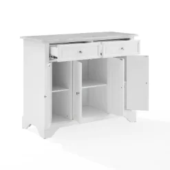 Avery Kitchen Island/Cart Distressed White/White Marble - Crosley -Furniture Specialty Store GUEST 97ea16f1 8f5d 4a7c ba0f 26e3a782fa1d